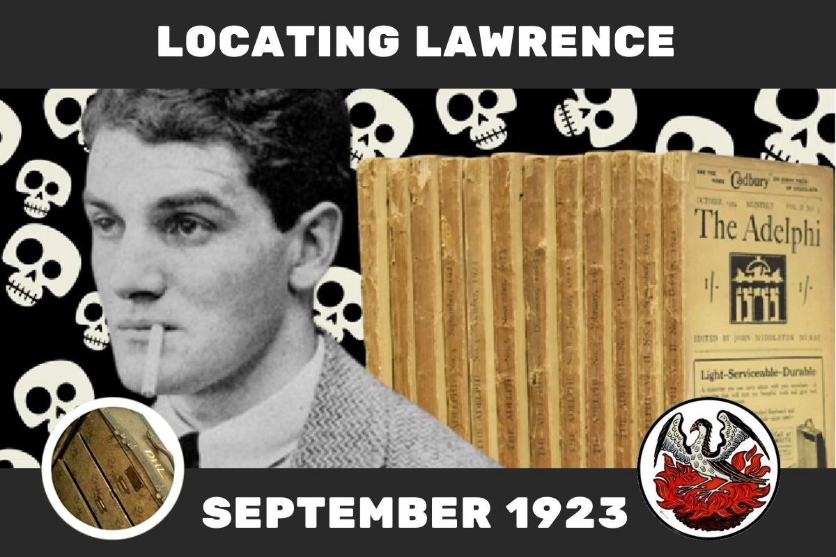 Locating Lawrence Sept 1923 Leftlion