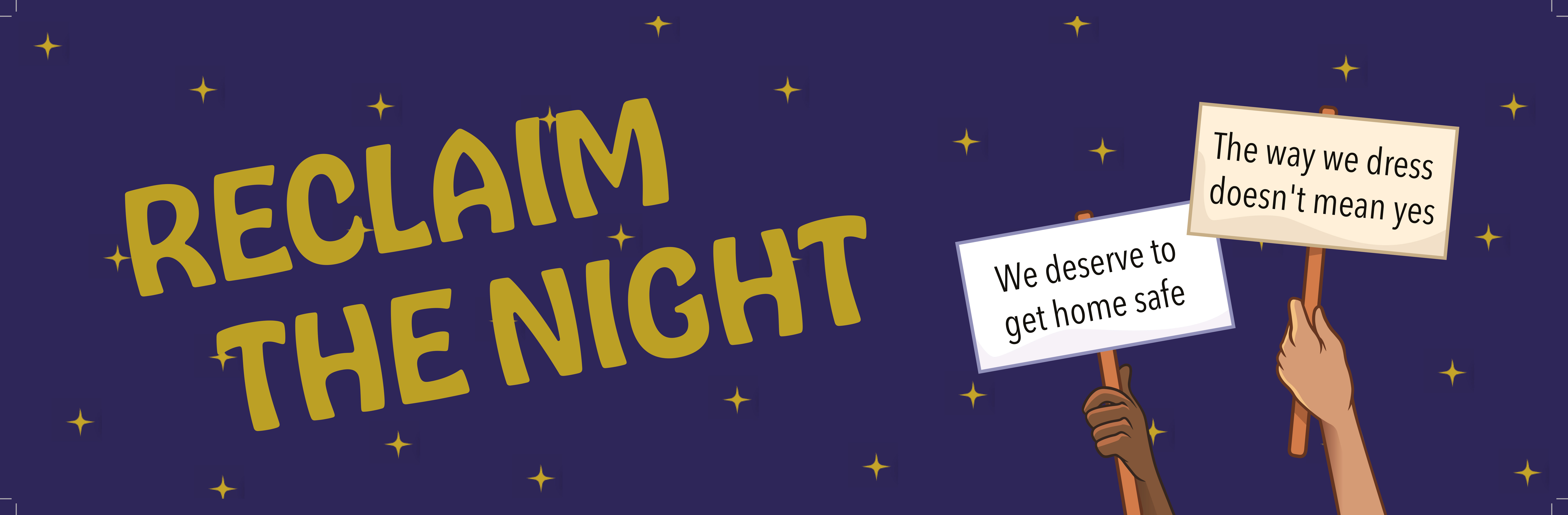 Reclaim The Night Banner Art