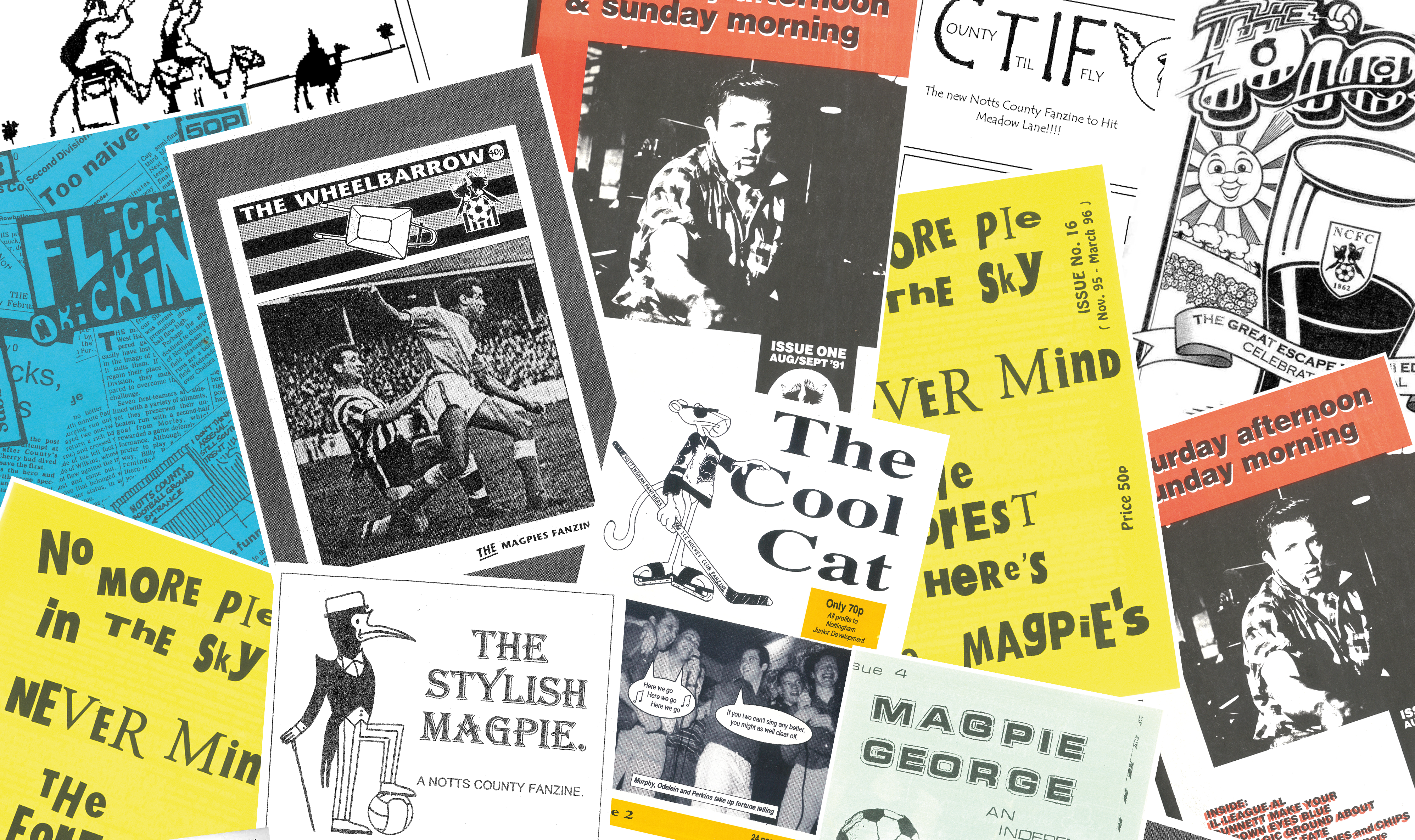 Notts County Fanzines Collage 2