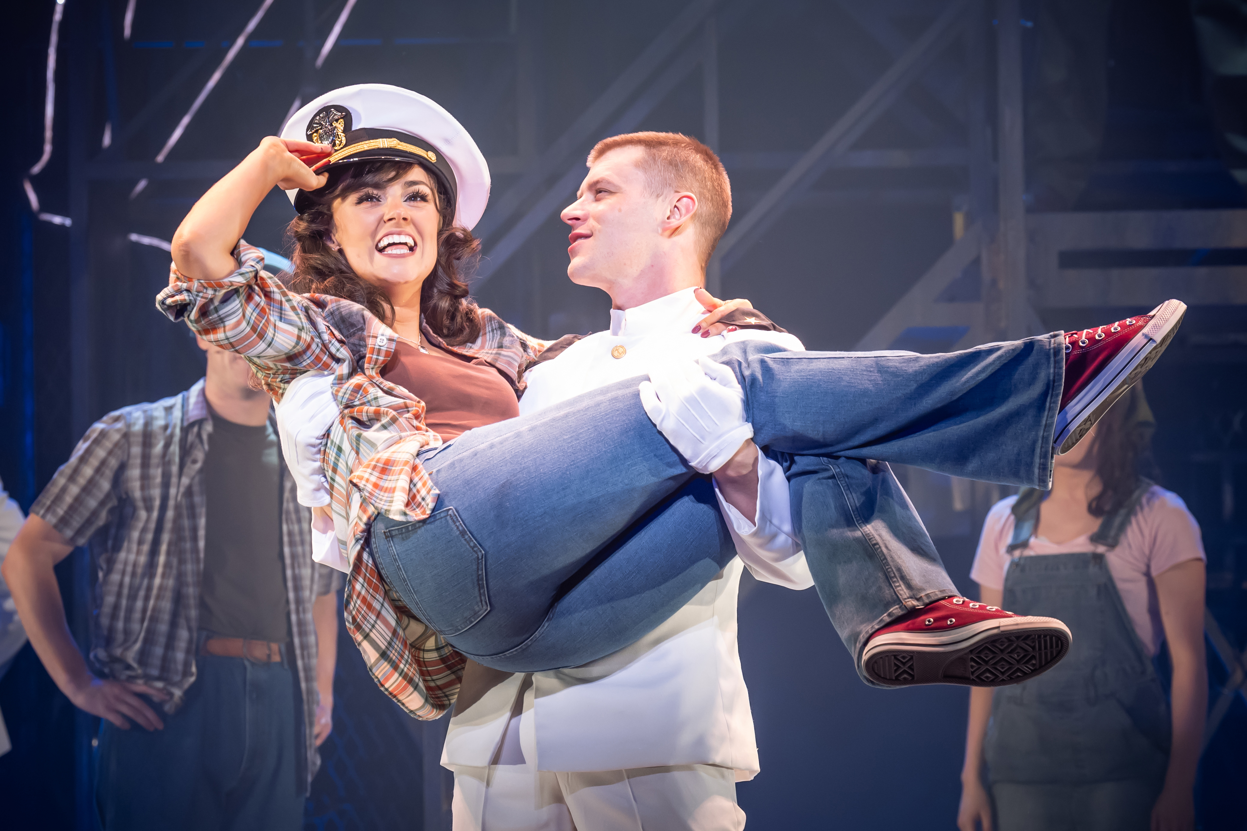 Georgia Lennon As Paula Pokrifki & Luke Baker As Zack Mayo In An Officer And A Gentleman, Credit Marc Brenner (2)
