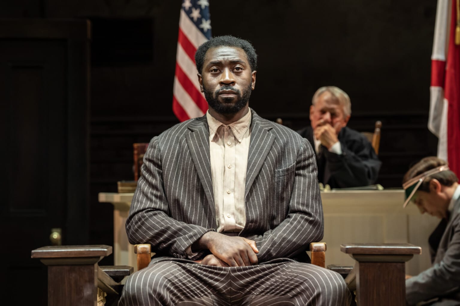 Aaron Shosanya Tom Robinson In To Kill A Mockingbird. Photo By Johan Persson 2 1536X1024