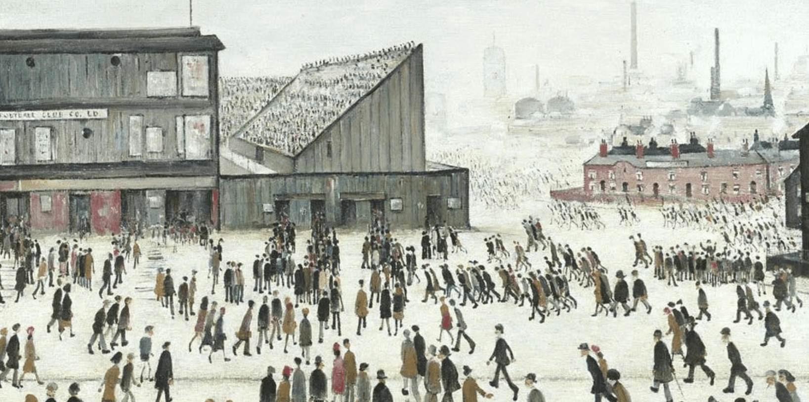 LS Lowry Going To The Match