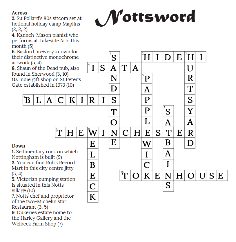 ANSWERS Nottsword April #194