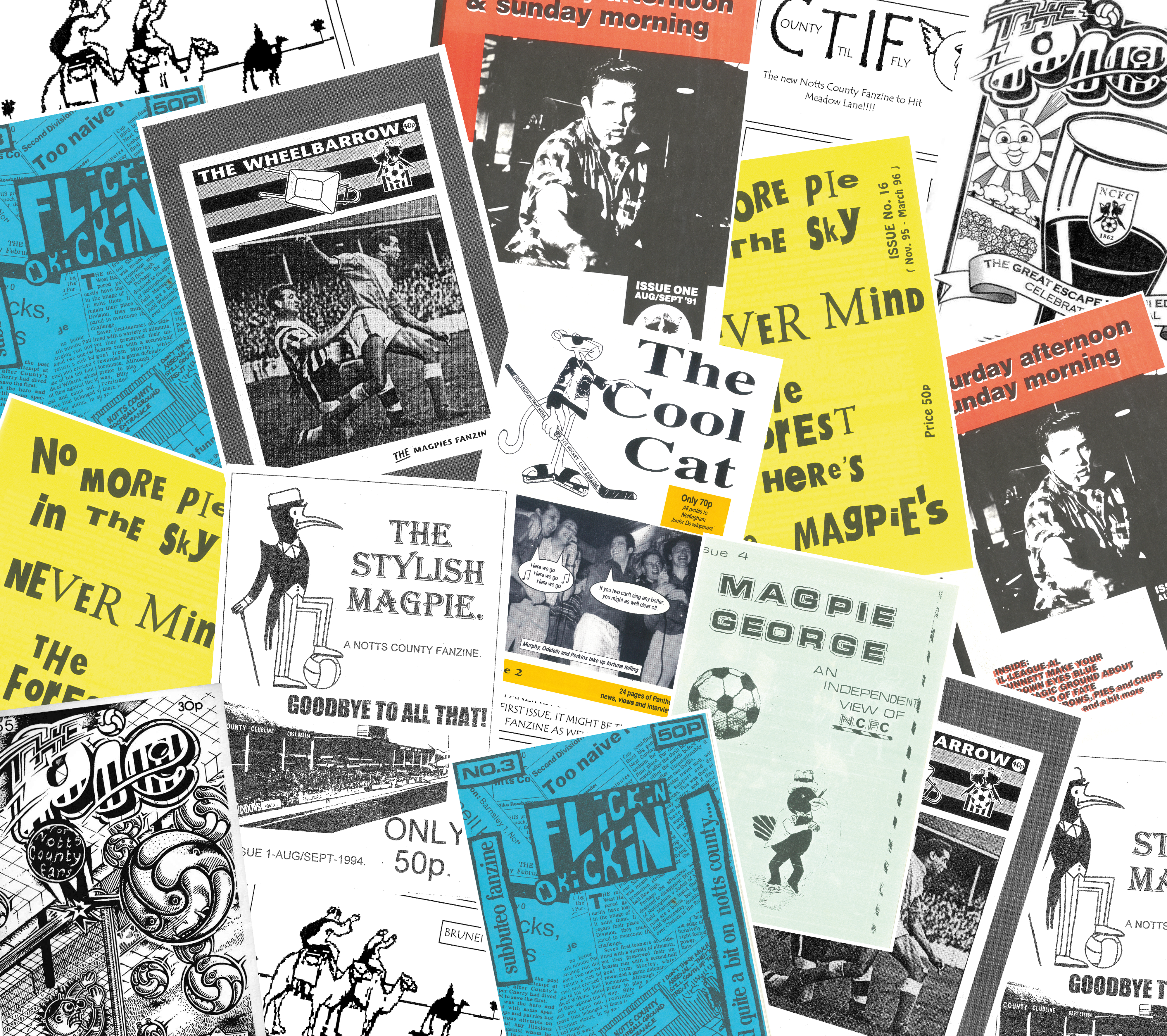 Notts County Fanzines Collage